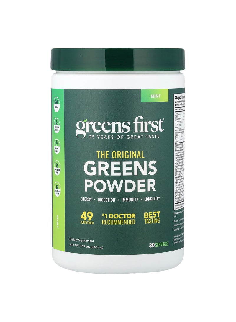 Greens Powder, Mint, 9.97 oz (282.9 g)
